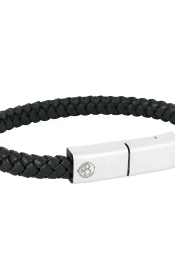 Iphone Charging Bracelet Black