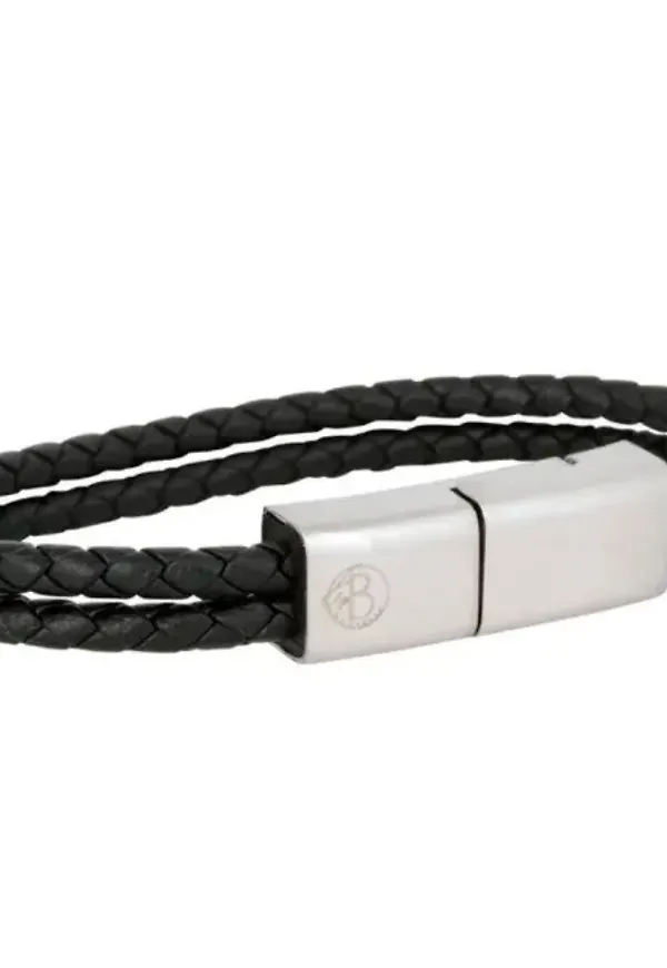 Iphone Charging Bracelet Black