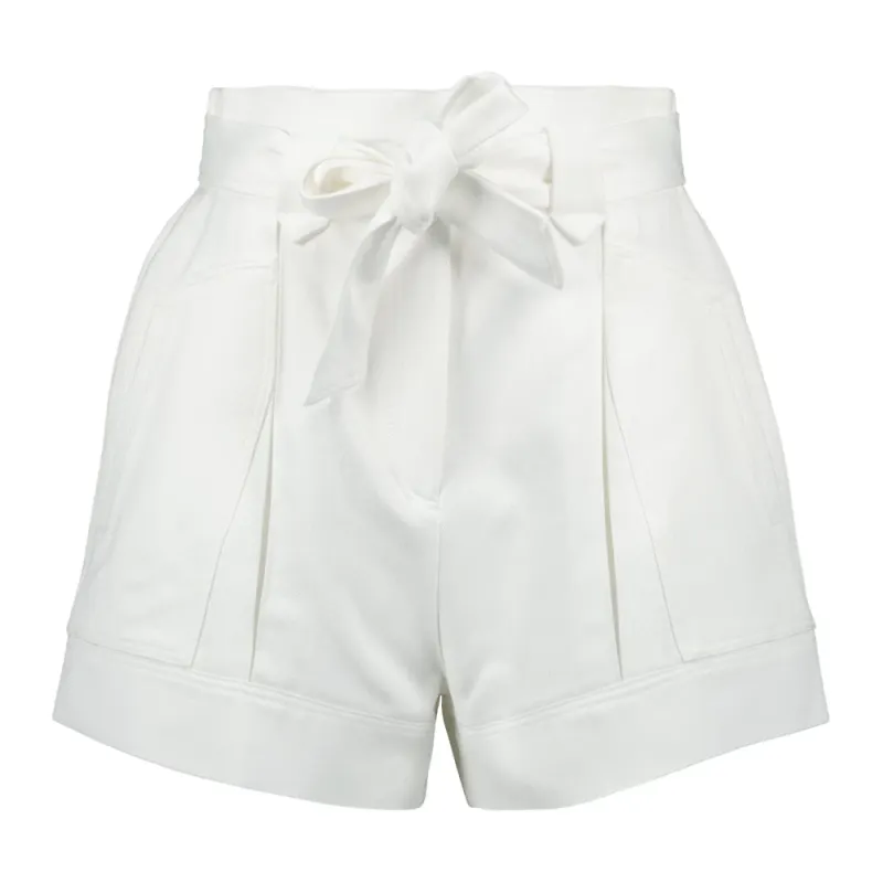 Iro, Shorts, Dam, M, Bomull, Vit Båg Shorts Vår-Sommar 2025