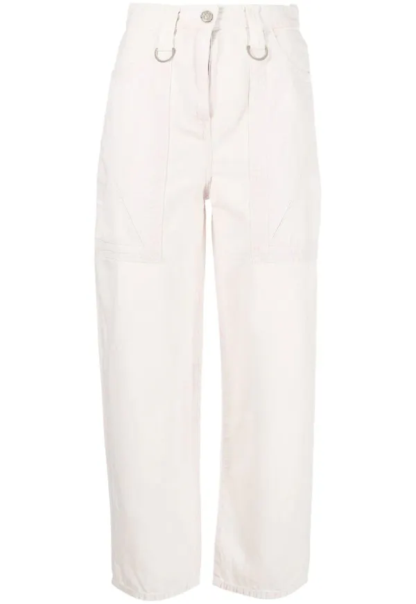 IRO Liouquet croppade jeans - Rosa