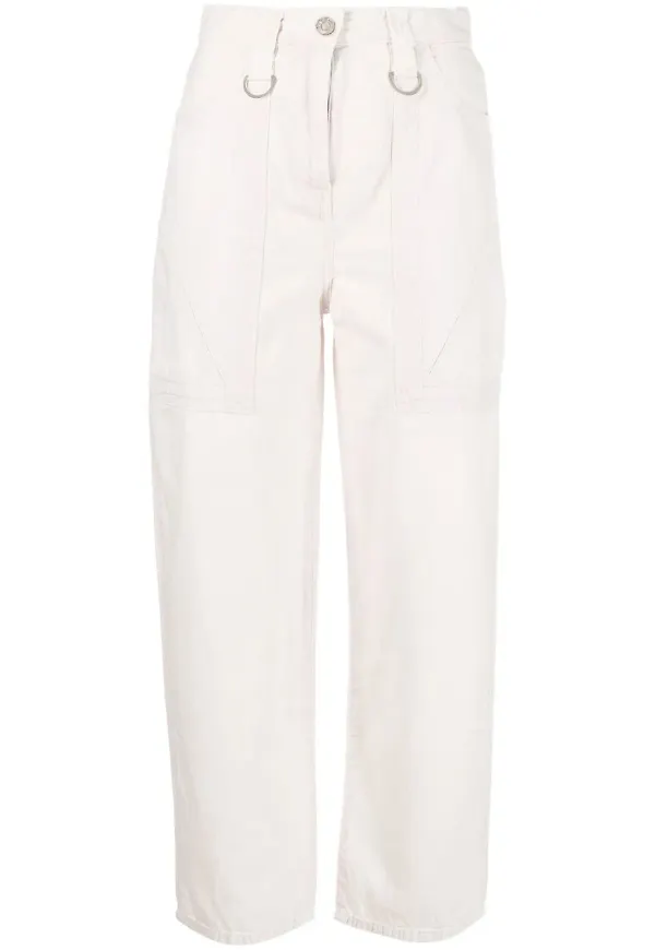 IRO Liouquet croppade jeans - Rosa