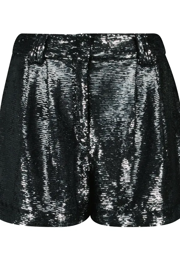 IRO paljettprydda shorts - Grå