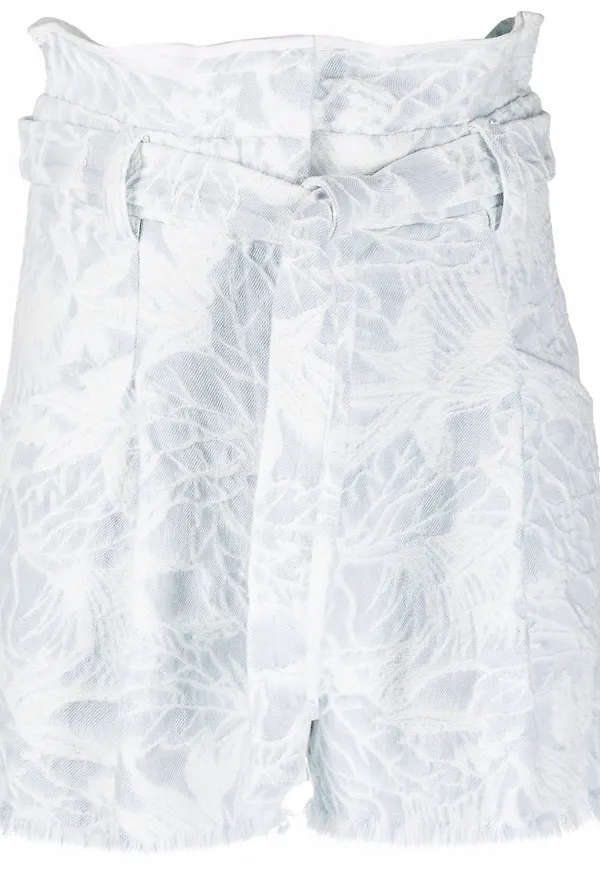 IRO shorts med bälte - Blå