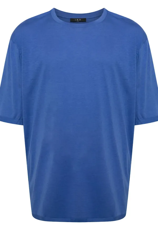 IRO t-shirt med lågt skuren axel - Blå