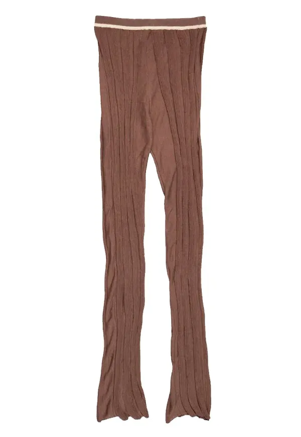 Isa Boulder Tinypleat plisserade byxor - Brun