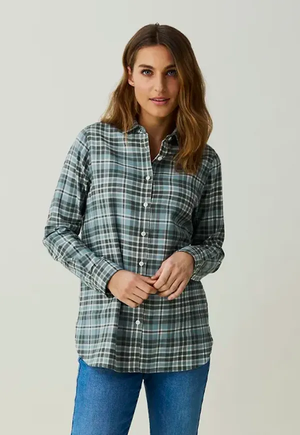 Isa Organic Cotton Flannel Shirt