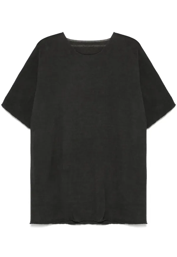 Isaac Sellam Experience stickad t-shirt - Brun