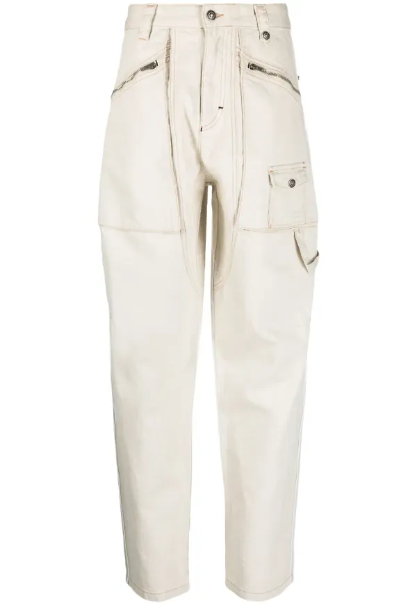 ISABEL MARANT Paciane slacks - Neutral