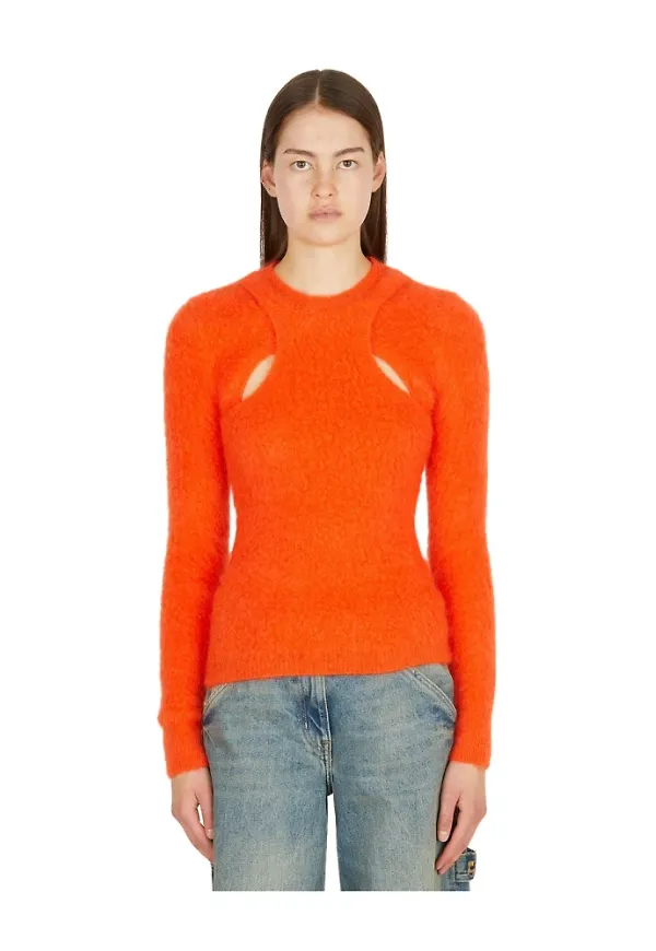 Isabel Marant Round-neck Knitwear Orange, Dam