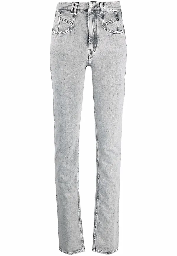 Isabel Marant tvättade slim fit-jeans - Grå