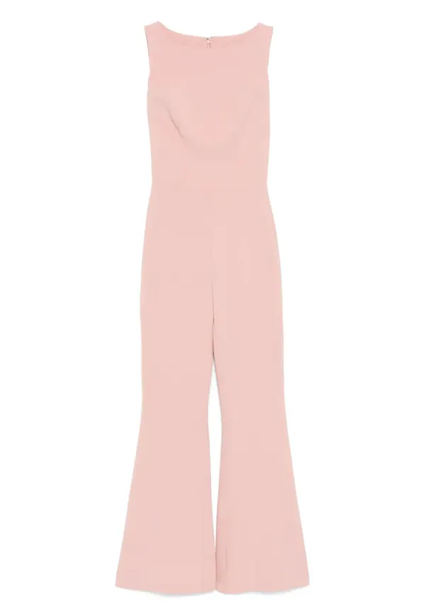 Isabel Sanchis utsvängd jumpsuit med båtringning - Rosa