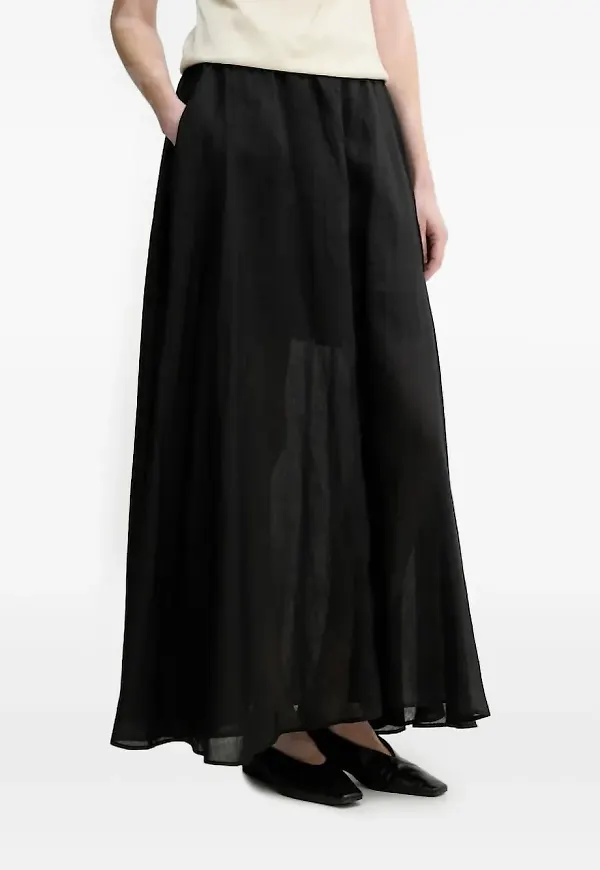 Isabelle Blanche A-linjeformad kjol - Svart