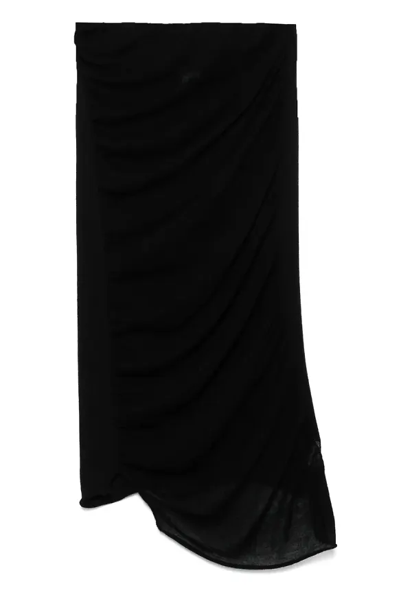 Issey Miyake Ambiguous midikjol - Svart