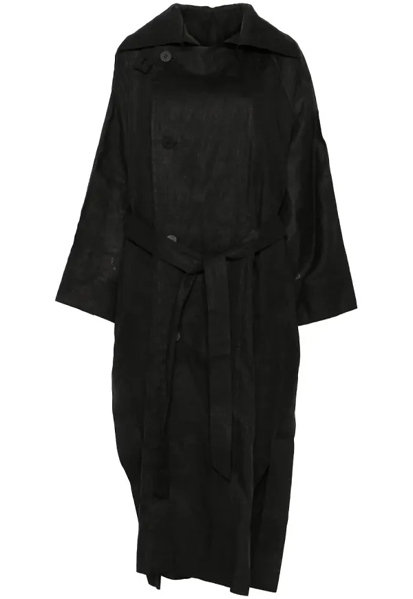Issey Miyake Hempen kappa - Svart
