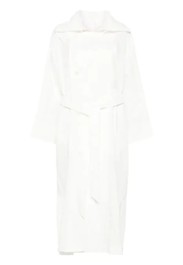 Issey Miyake Hempen kappa - Vit