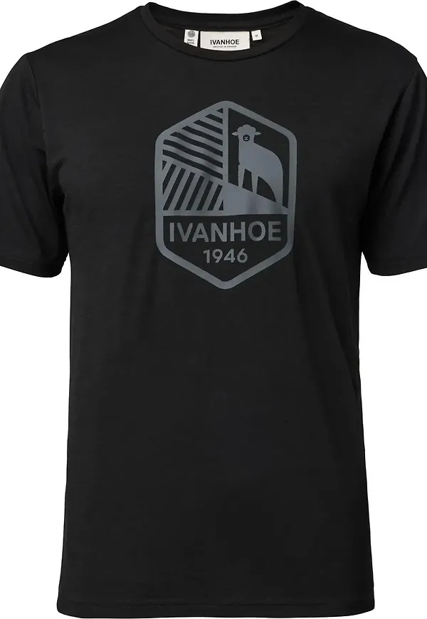 Ivanhoe Men's Underwool Ceasar Shield Black