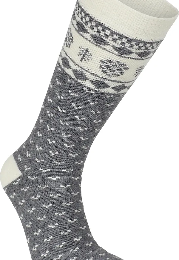 Ivanhoe Unisex Wool Sock Folklore Grey