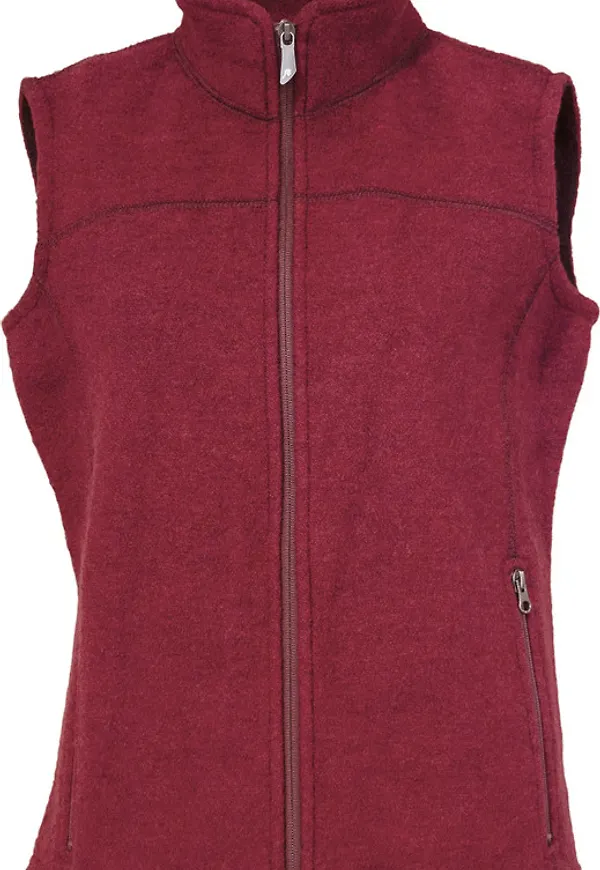 Ivanhoe Women's Beata Vest Deep Red