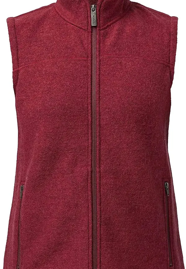 Ivanhoe Women's Beata Vest Deep Red