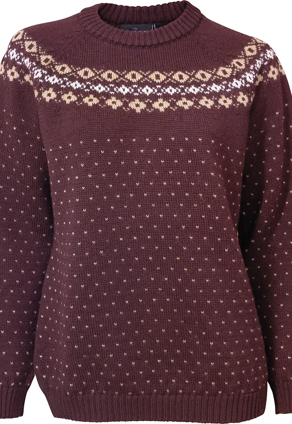 Ivanhoe Women's Sire Crewneck Ruby Wine