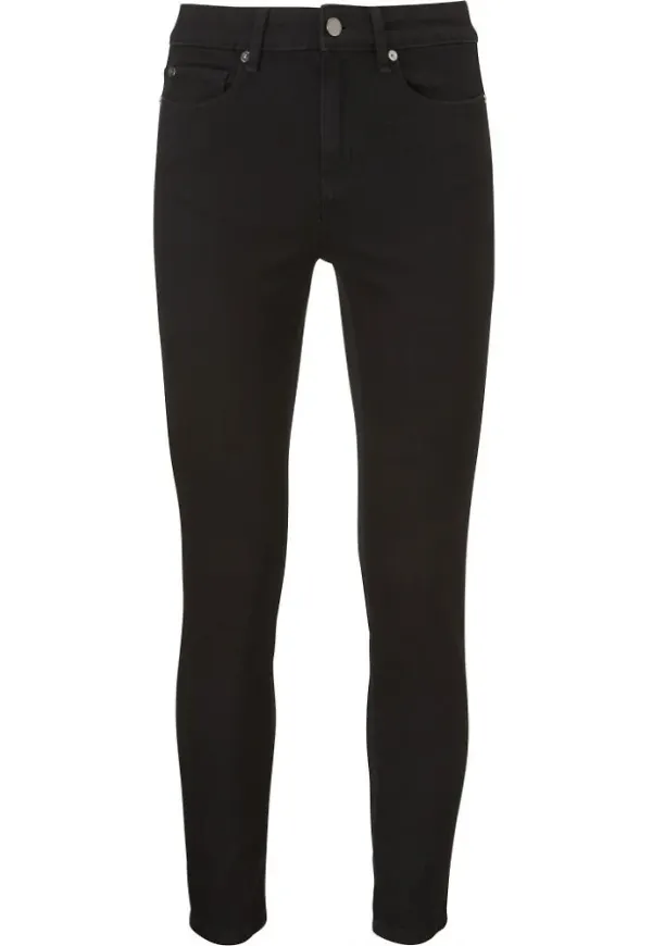 ivy Alexa fotledsjeans Svart, Dam