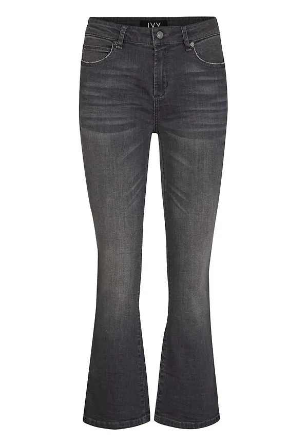 IVY Copenhagen - Flare Jeans - Grå - Dam - Storlek: W31 L28