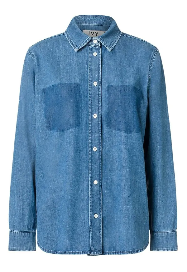 IVY Copenhagen - Skjortor - Blå - Dam - Storlek: 2Xl,Xl,L,M,S,Xs