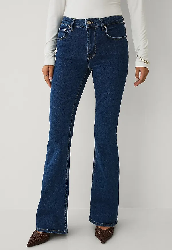 IVY Copenhagen - Jeans ivyCharlotte Wash Undone Mid Indigo - Blå