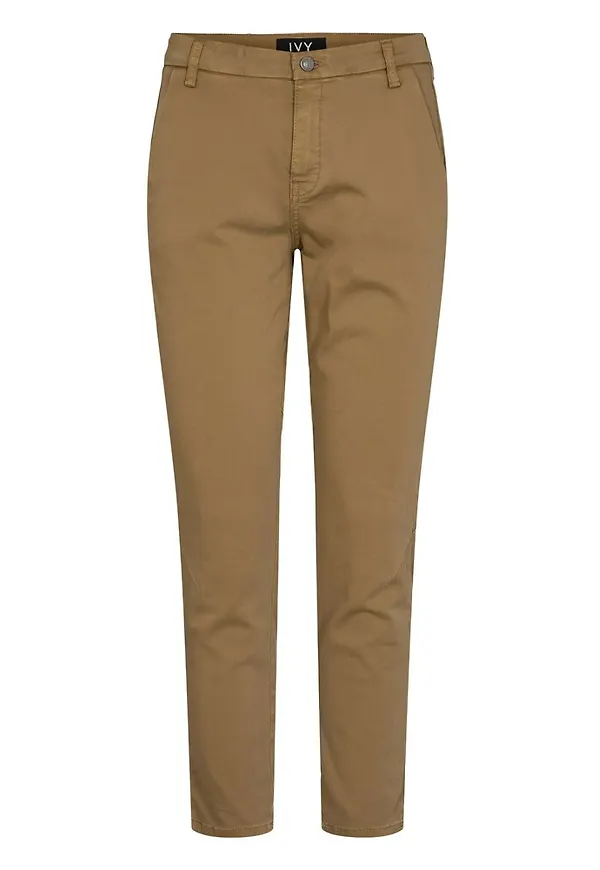 IVY Copenhagen Karmay Chino Trousers Brun, Dam
