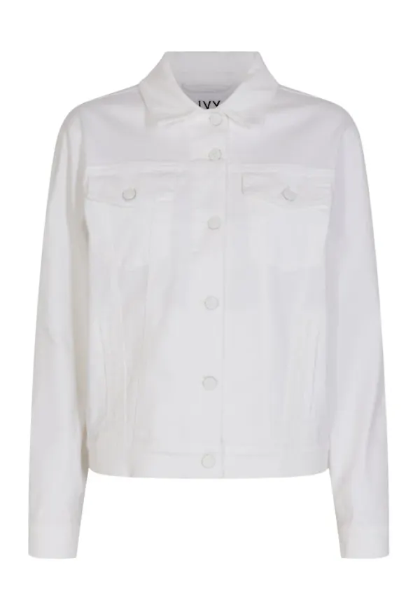 IVY Copenhagen Ree Jeansjacka vit begagnad Vit, Dam