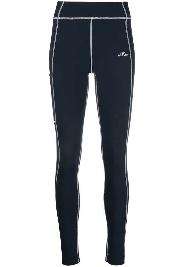 J.Lindeberg Zena leggings med kontrastsöm - Blå