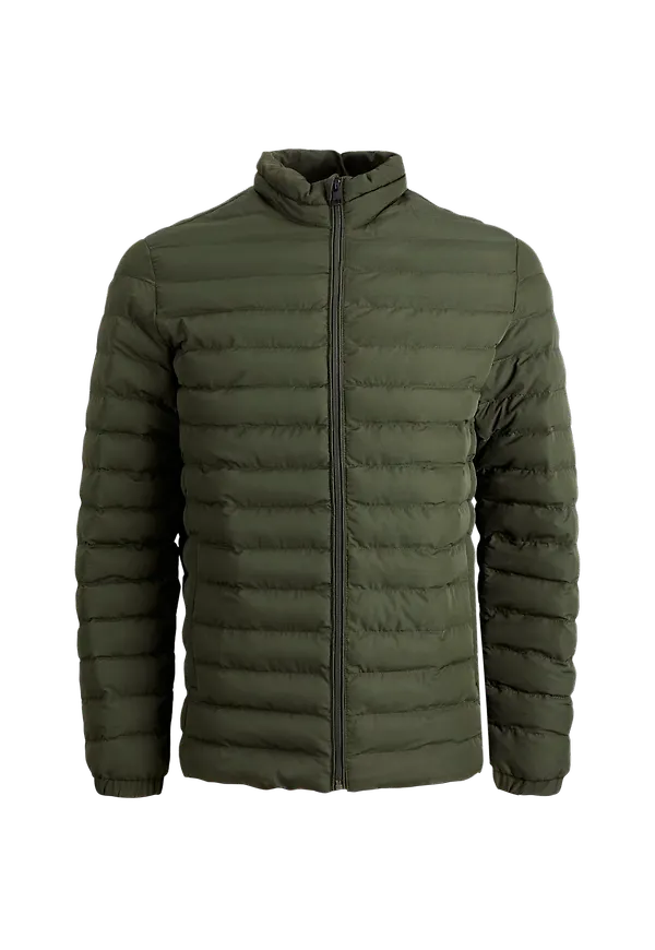 Jack & Jones - Jacka jjeRecycle Puffer Collar Noos - Grön - S