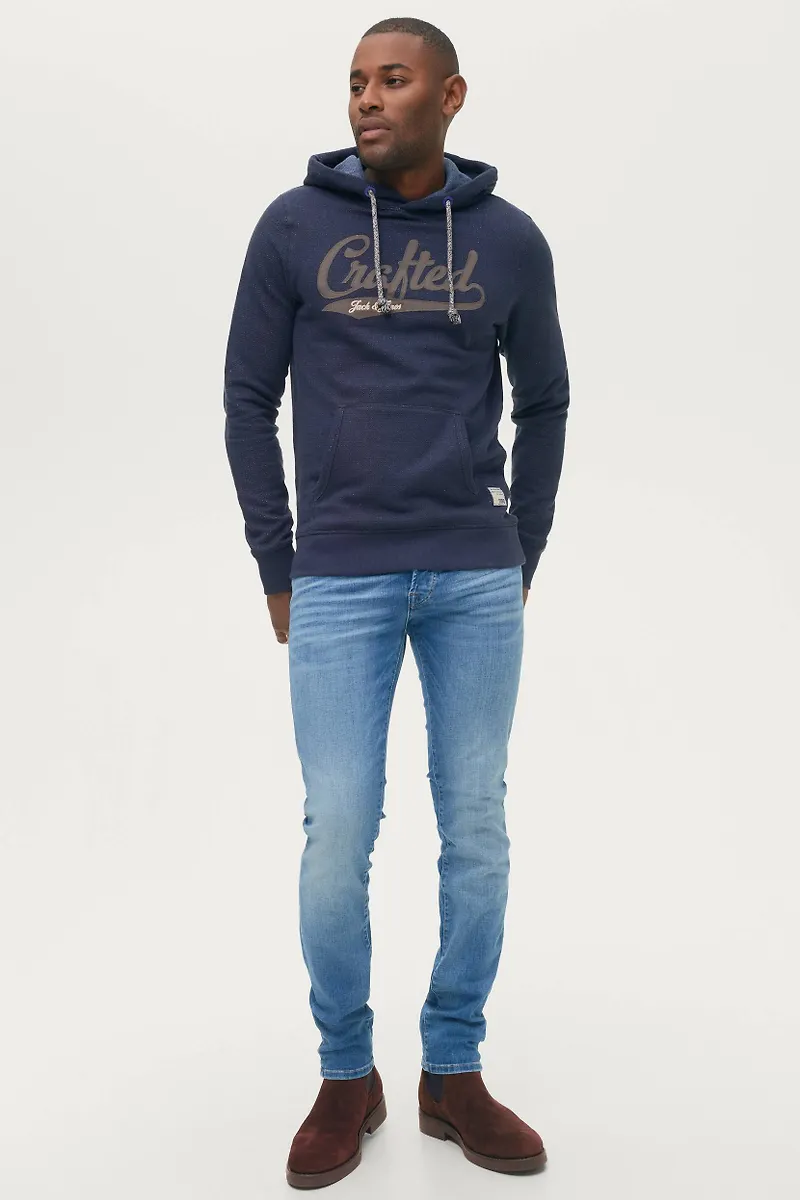 Jack & Jones - Jeans jjiGlenn jjiCon jj 357 - Blå - W34/L34