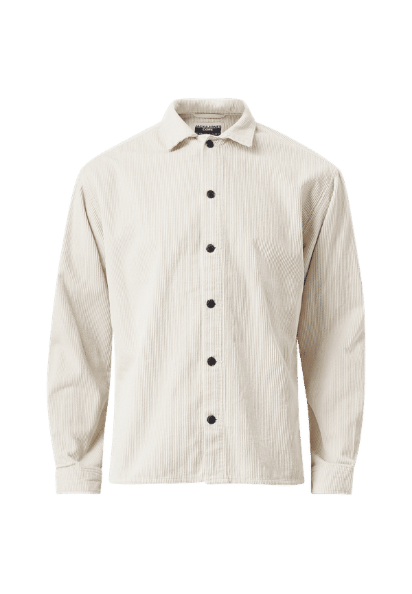 Jack & Jones - Overshirt jcoCord Overshirt LS Relaxed - Grå - 2XL
