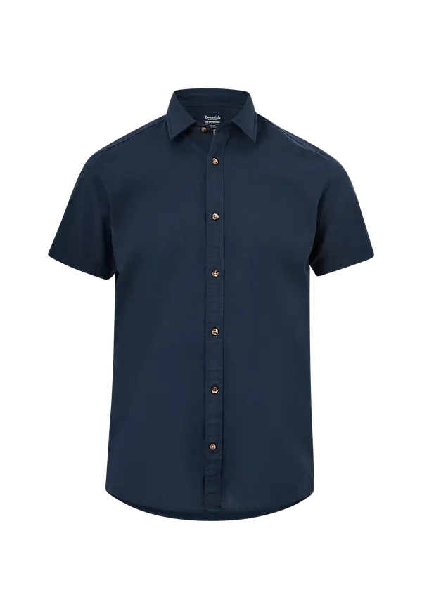 Jack & Jones - Skjorta jjeSummer Shirt S/S - Blå - XL