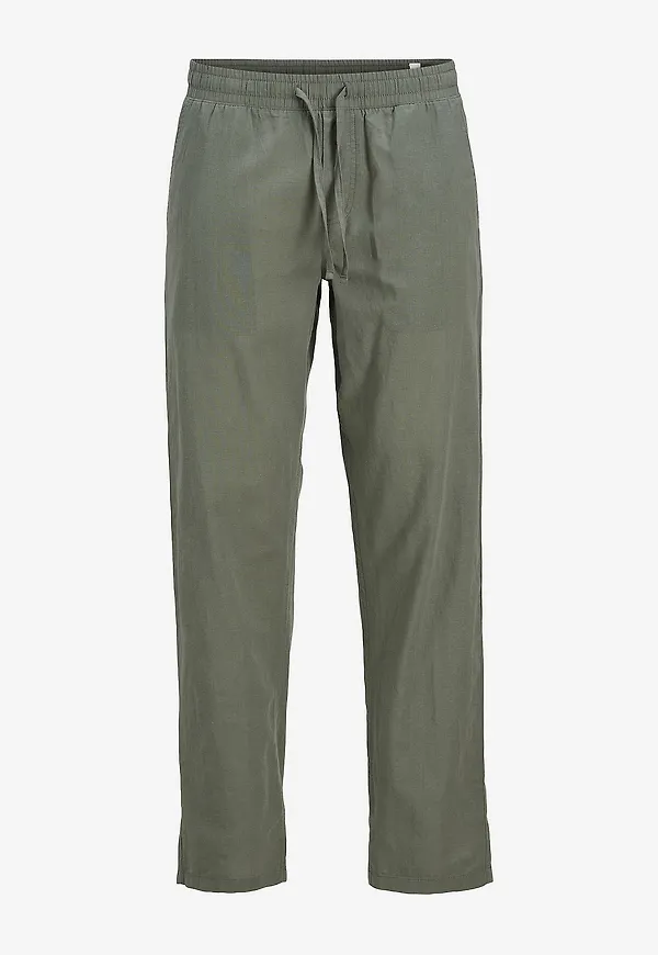 Jack & Jones - Byxor jpstKane jjSummer Linen Blend Jogger - Grön