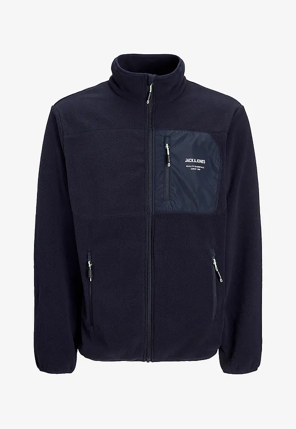 Jack & Jones - Fleecejacka jjTheo Fleece Jacket - Blå