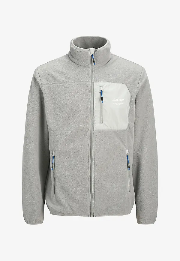 Jack & Jones - Fleecejacka jjTheo Fleece Jacket - Grå