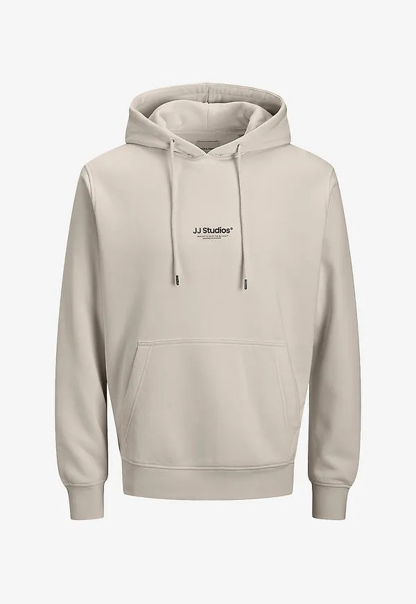 Jack & Jones - Huvtröja jjeSoho Sweat Hood - Grå
