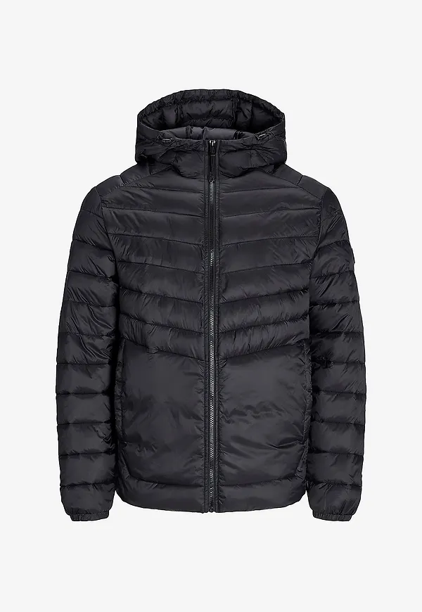 Jack & Jones - Jacka jjeSprint Puffer Hood - Svart