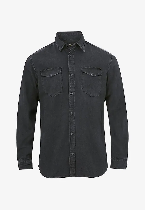 Jack & Jones - Jeansskjorta jjeSheridan Shirt - Svart