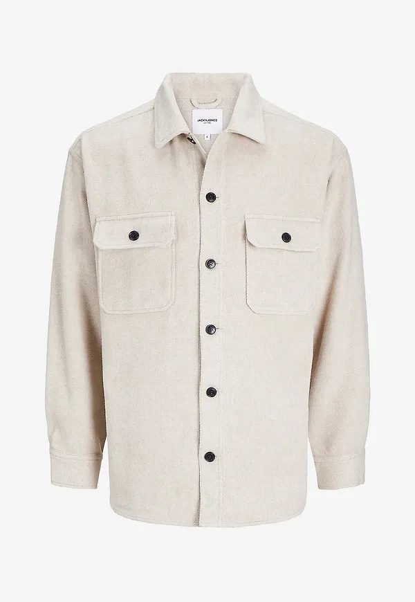 Jack & Jones - Overshirt jjeBradley Ollie Overshirt - Natur