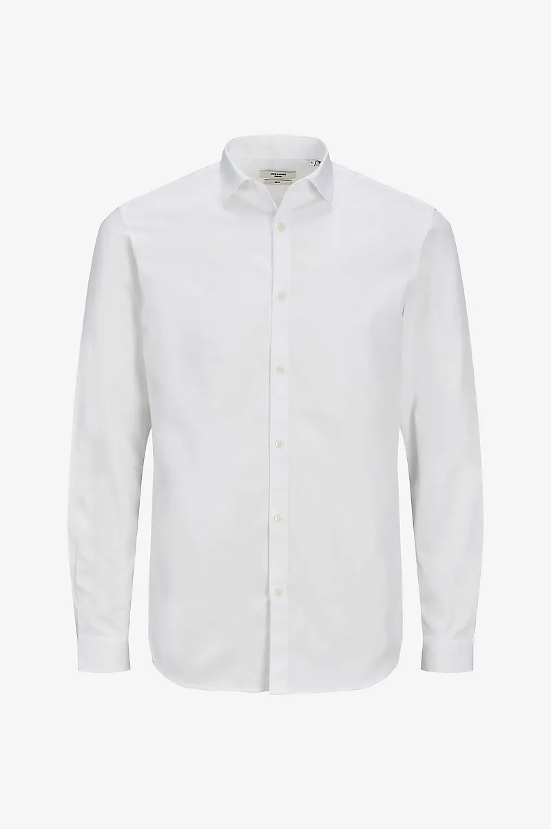 Jack & Jones - Skjorta jprBlacardiff Shirt L/S - Vit