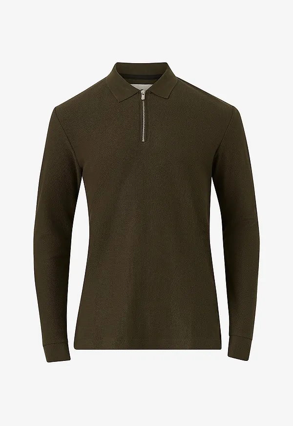 Jack & Jones - Tröja jprBladamien LS Polo - Svart