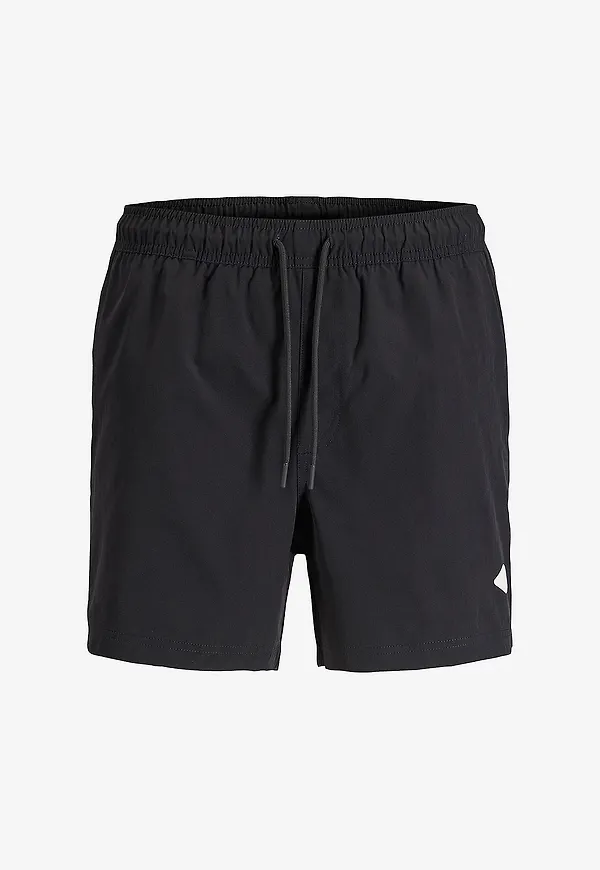 Jack & Jones - Badshorts jpstMaui Tropic Solid Swim Shorts - Svart