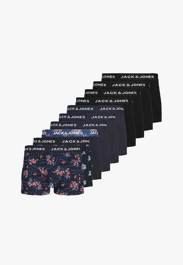 Jack & Jones - Boxerkalsonger Jaclamine Flower Trunks - Blå