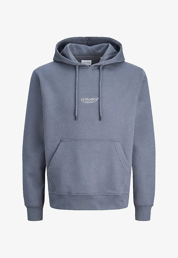 Jack & Jones - Huvtröja jjeSoho Sweat Hood - Grå