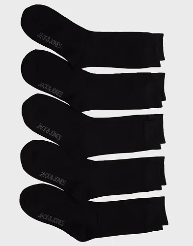Jack & Jones Jacjens Sock 5 Pack Noos Flerpack strumpor Svart