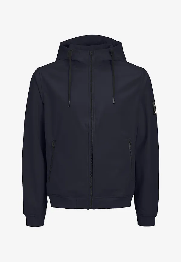 Jack & Jones - Jacka jjeBasic Softshell Hood - Blå
