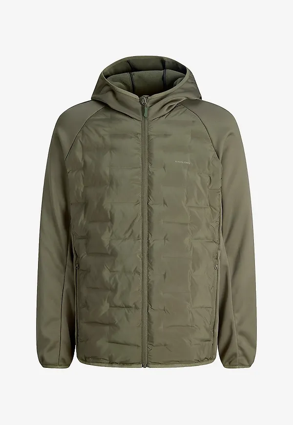 Jack & Jones - Jacka jjePerfect Hybrid - Grön